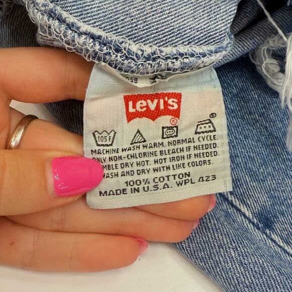 Levi 501 Vintage Denim Shorts - Picture 5 of 5